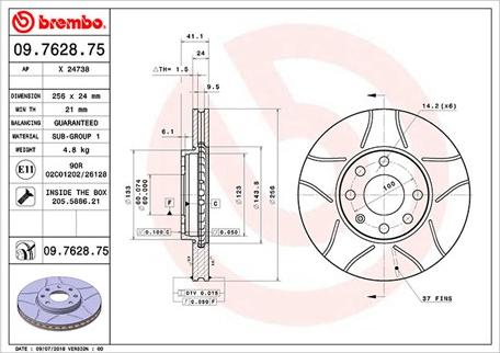 Magneti Marelli 360406038705 - Тормозной диск autosila-amz.com