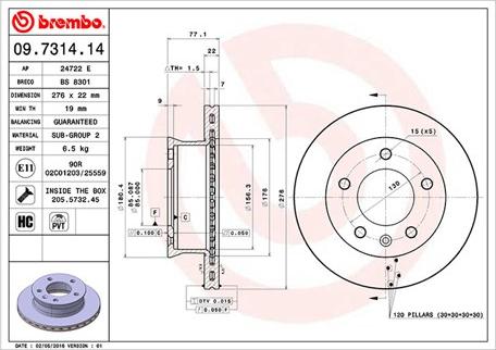 Magneti Marelli 360406032400 - Тормозной диск autosila-amz.com