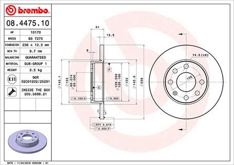 Magneti Marelli 360406037200 - Тормозной диск autosila-amz.com