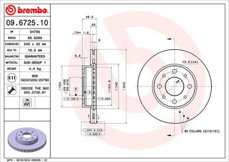 Magneti Marelli 360406023000 - Тормозной диск autosila-amz.com