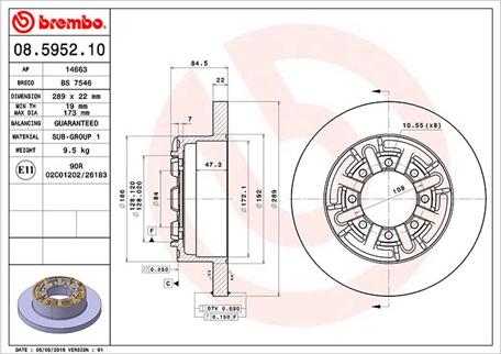 Magneti Marelli 360406022900 - Тормозной диск autosila-amz.com