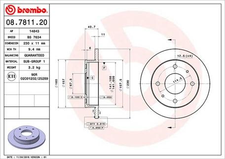 Magneti Marelli 360406027000 - Тормозной диск autosila-amz.com