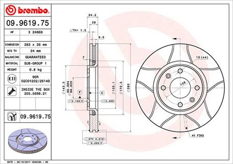 Magneti Marelli 360406073805 - Тормозной диск autosila-amz.com