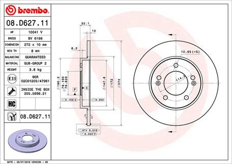 Magneti Marelli 360406165601 - Тормозной диск autosila-amz.com