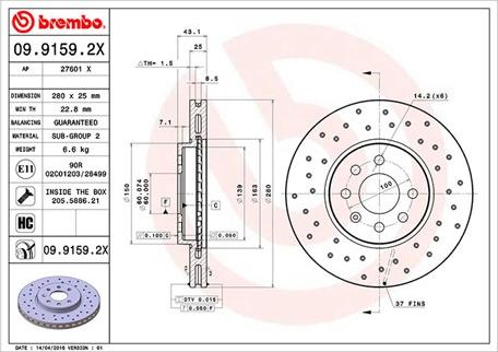 Magneti Marelli 360406108102 - Тормозной диск autosila-amz.com