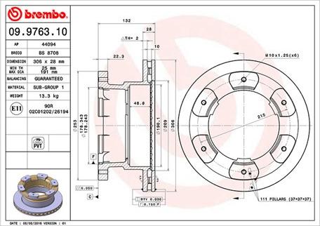 Magneti Marelli 360406108200 - Тормозной диск autosila-amz.com