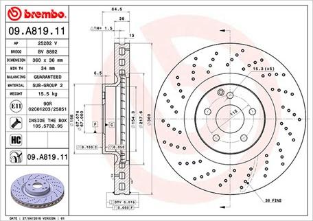 Magneti Marelli 360406116601 - Тормозной диск autosila-amz.com