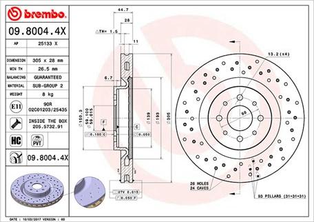 Magneti Marelli 360406134002 - Тормозной диск autosila-amz.com