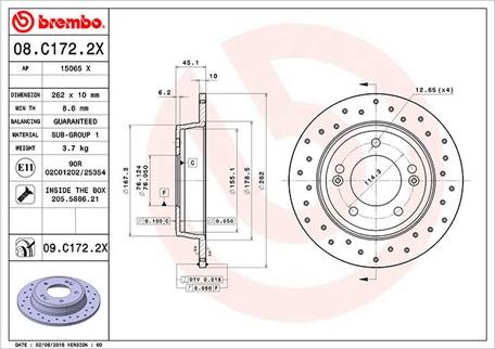 Magneti Marelli 360406136002 - Тормозной диск autosila-amz.com