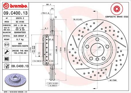 Magneti Marelli 360406130604 - Тормозной диск autosila-amz.com