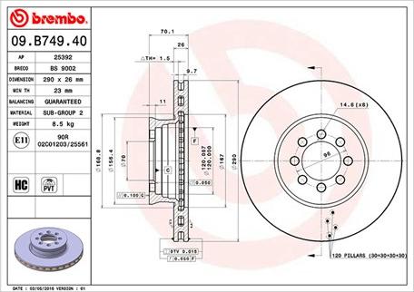 Magneti Marelli 360406124800 - Тормозной диск autosila-amz.com