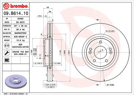 Magneti Marelli 360406121000 - Тормозной диск autosila-amz.com