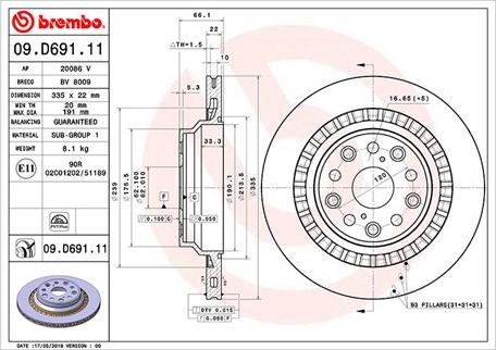 Magneti Marelli 360406170601 - Тормозной диск autosila-amz.com