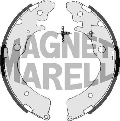 Magneti Marelli 360219198349 - Тормозные башмаки, барабанные autosila-amz.com