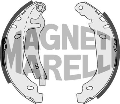 Magneti Marelli 360219198350 - Тормозные башмаки, барабанные autosila-amz.com