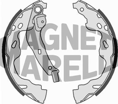 Magneti Marelli 360219198309 - Тормозные башмаки, барабанные autosila-amz.com