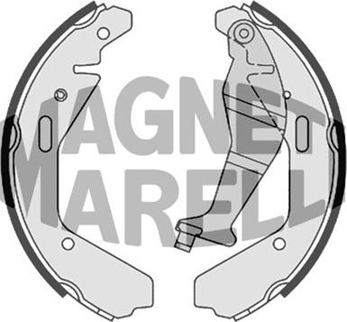 Magneti Marelli 360219198316 - Тормозные башмаки, барабанные autosila-amz.com