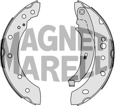 Magneti Marelli 360219198313 - Тормозные башмаки, барабанные autosila-amz.com