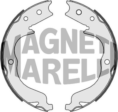 Magneti Marelli 360219198386 - Тормозные башмаки, барабанные autosila-amz.com