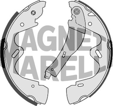 Magneti Marelli 360219198320 - Тормозные башмаки, барабанные autosila-amz.com