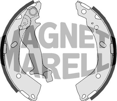 Magneti Marelli 360219198372 - Тормозные башмаки, барабанные autosila-amz.com