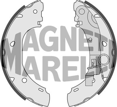 Magneti Marelli 360219192178 - Тормозные башмаки, барабанные autosila-amz.com