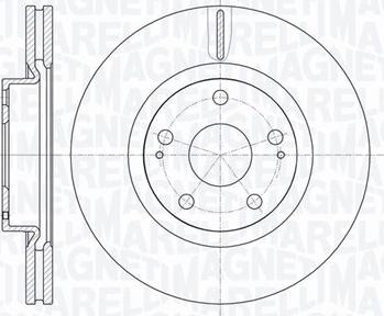 Magneti Marelli 361302040492 - Тормозной диск autosila-amz.com