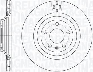 Magneti Marelli 361302040418 - Тормозной диск autosila-amz.com
