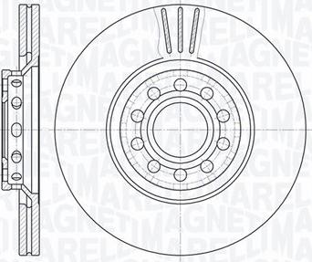 Magneti Marelli 361302040412 - Тормозной диск autosila-amz.com