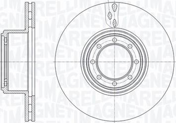 Magneti Marelli 361302040486 - Тормозной диск autosila-amz.com