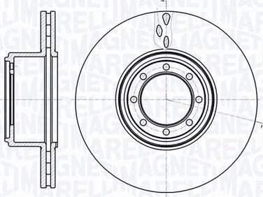 Magneti Marelli 361302040488 - Тормозной диск autosila-amz.com