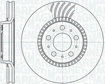 Magneti Marelli 361302040438 - Тормозной диск autosila-amz.com