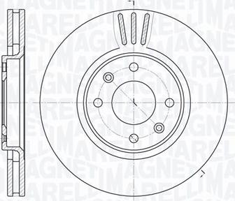 Magneti Marelli 361302040472 - Тормозной диск autosila-amz.com