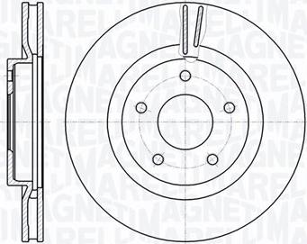 Magneti Marelli 361302040564 - Тормозной диск autosila-amz.com