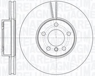 Magneti Marelli 361302040500 - Тормозной диск autosila-amz.com