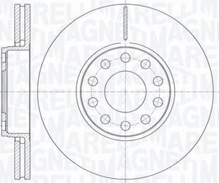 Magneti Marelli 361302040530 - Тормозной диск autosila-amz.com