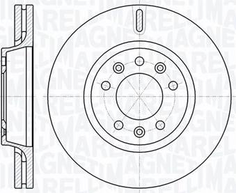 Magneti Marelli 361302040526 - Тормозной диск autosila-amz.com