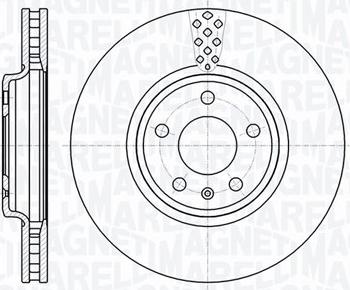 Magneti Marelli 361302040576 - Тормозной диск autosila-amz.com