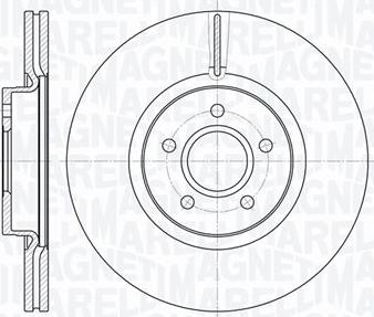 Magneti Marelli 361302040570 - Тормозной диск autosila-amz.com