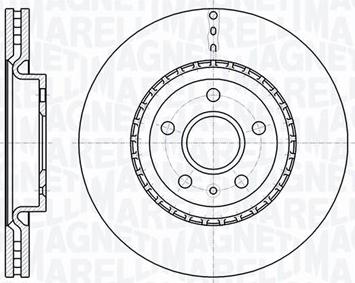 Magneti Marelli 361302040612 - Тормозной диск autosila-amz.com