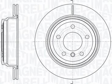 Magneti Marelli 361302040686 - Тормозной диск autosila-amz.com