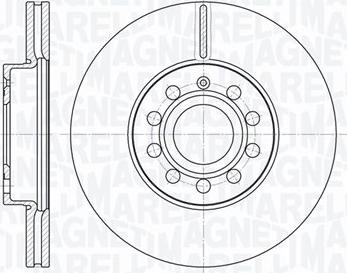 Magneti Marelli 361302040158 - Тормозной диск autosila-amz.com