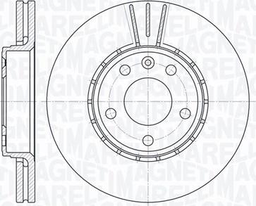 Magneti Marelli 361302040164 - Тормозной диск autosila-amz.com