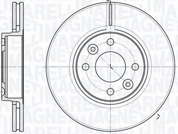 Magneti Marelli 361302040162 - Тормозной диск autosila-amz.com