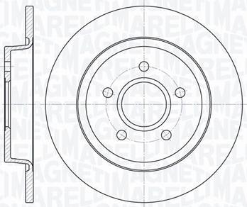 Magneti Marelli 361302040109 - Тормозной диск autosila-amz.com