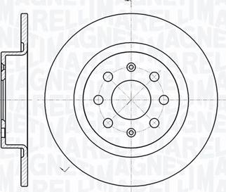 Magneti Marelli 361302040119 - Тормозной диск autosila-amz.com