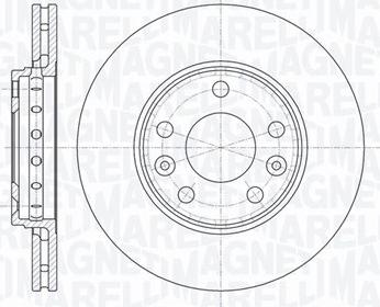 Magneti Marelli 361302040110 - Тормозной диск autosila-amz.com