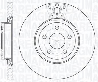 Magneti Marelli 361302040813 - Тормозной диск autosila-amz.com