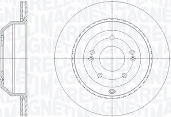 Magneti Marelli 361302040826 - Тормозной диск autosila-amz.com