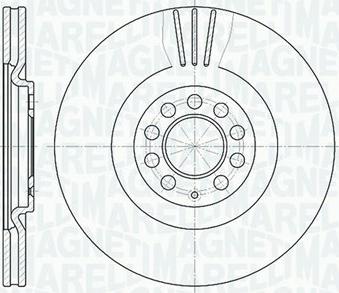 Magneti Marelli 361302040398 - Тормозной диск autosila-amz.com